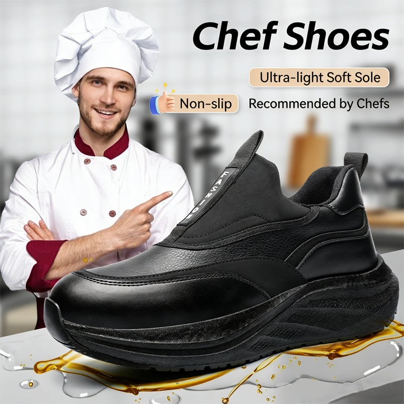Kitchen Gadgets For Men - Sapatos de Couro Masculinos à Prova