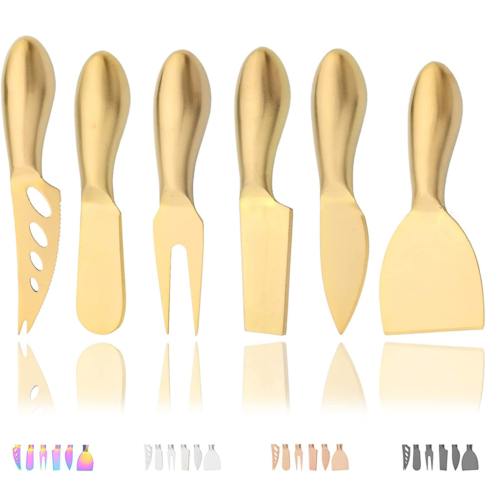 Kitchen Gadgets Gold - 6 pçs ouro fosco mini faca