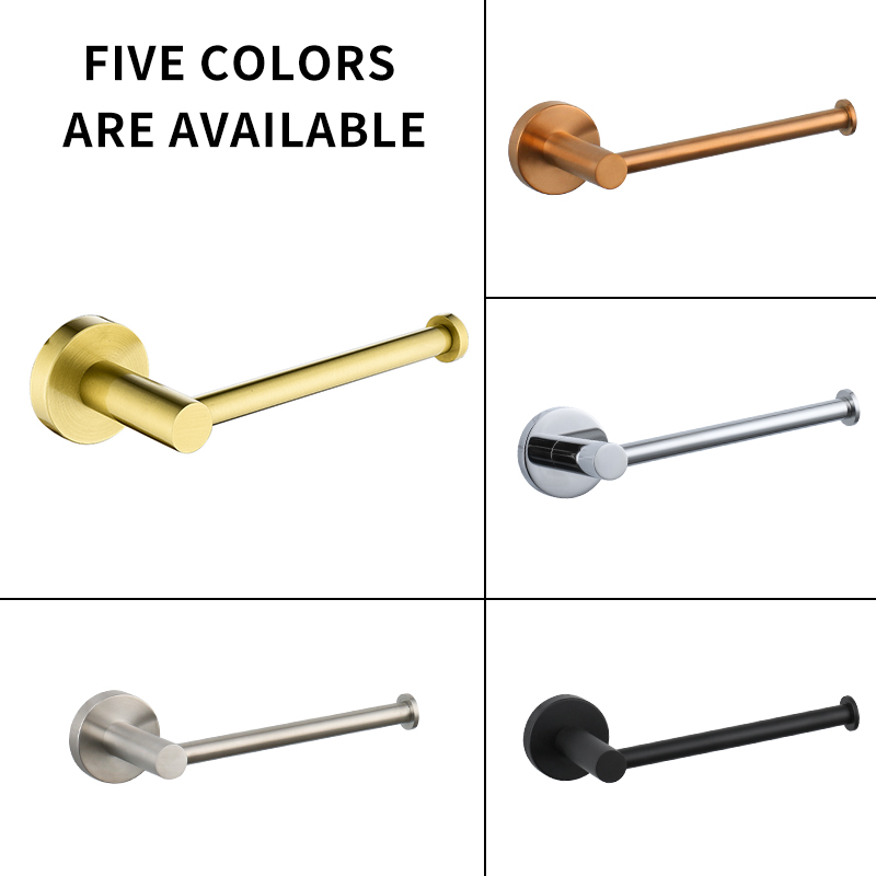 Kitchen Gadgets Gold - Escovado ouro papel higiênico suporte de