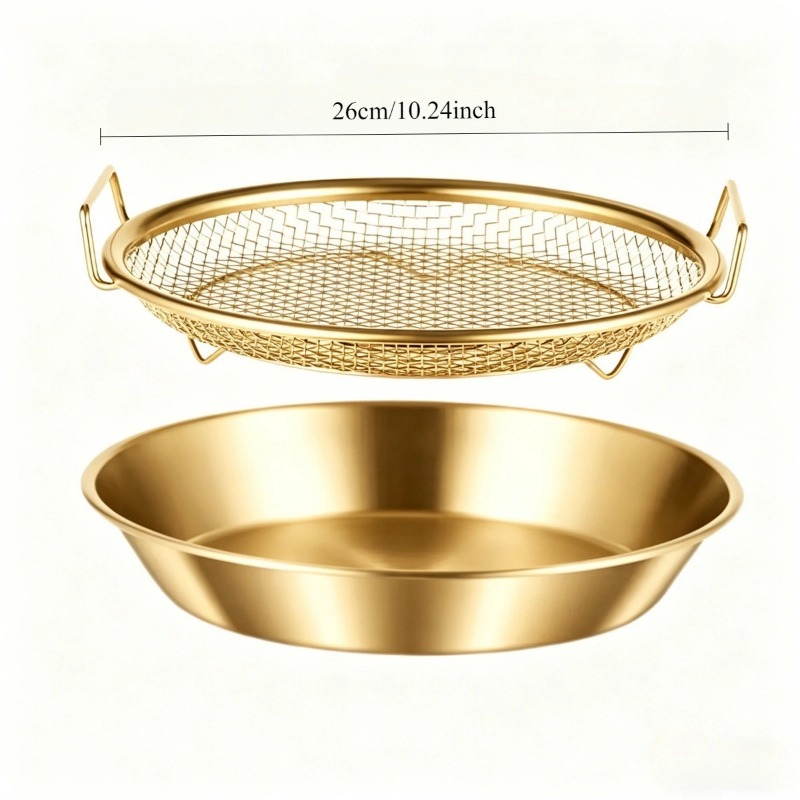 Cesto de Malha Dourado Reforça - Kitchen Gadgets Gold avaliação e preço