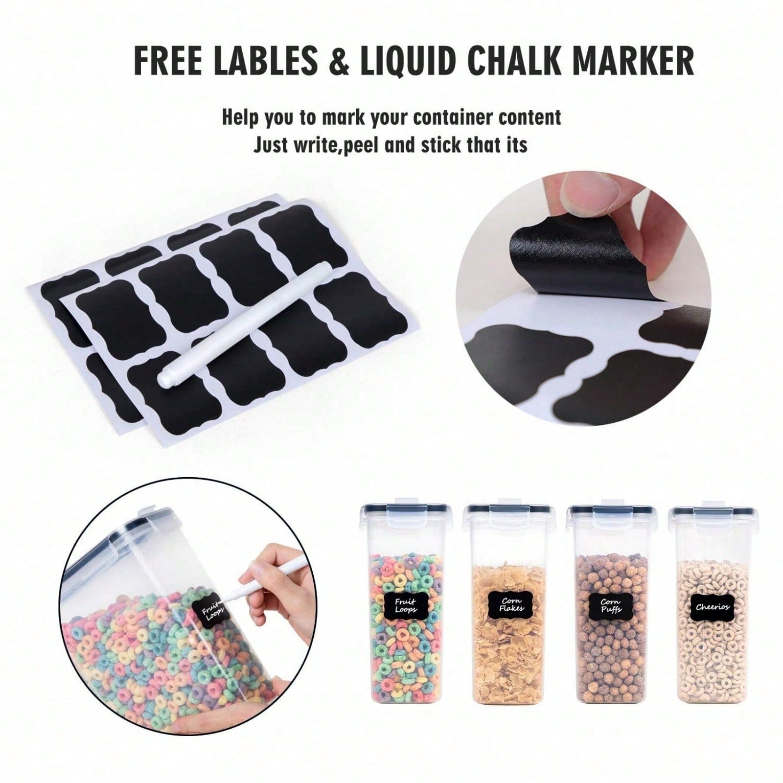 Conjunto de 4 recipientes herm - Kitchen Gadgets Organizer avaliação e preço