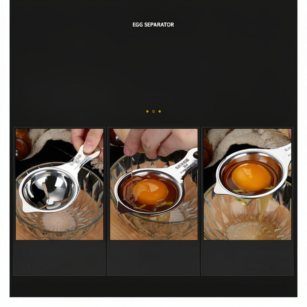 Separador de gema de ovo em aç - Kitchen Helper Gadgets avaliação e preço