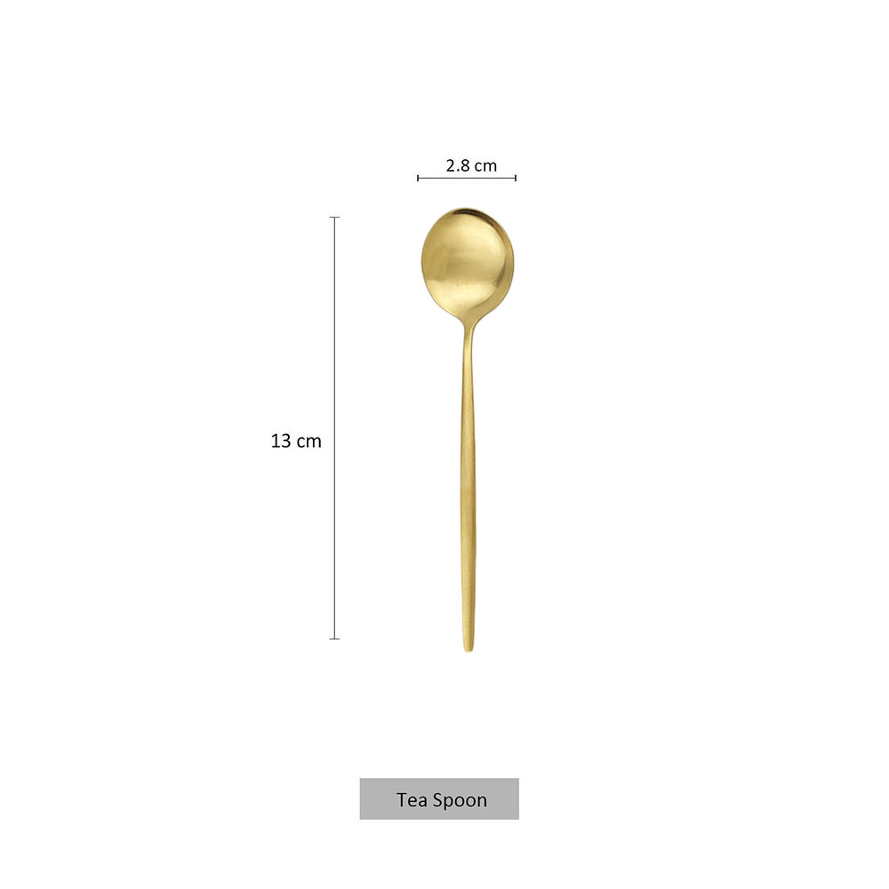Colher de chá de aço inoxidáve - Kitchen Gadgets Gold avaliação e preço