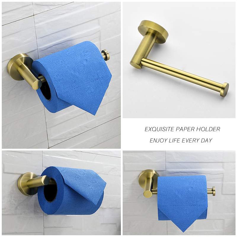 Escovado ouro papel higiênico  - Kitchen Gadgets Gold avaliação e preço