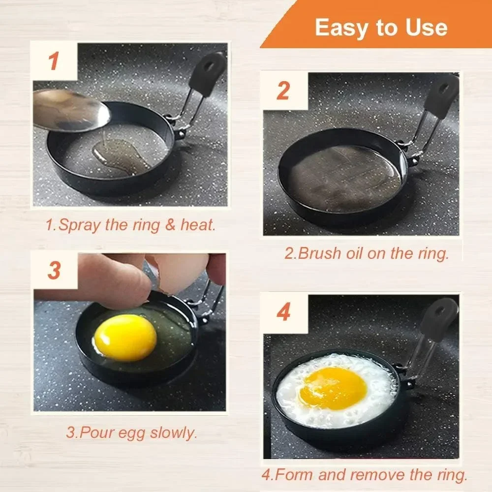 Anti-queimadura ovo frito anel - Egg Separator Tool avaliação e preço