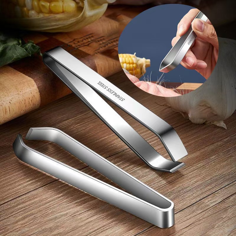 Pinças de Aço Inoxidável Plana - Kitchen Helper Gadgets avaliação e preço